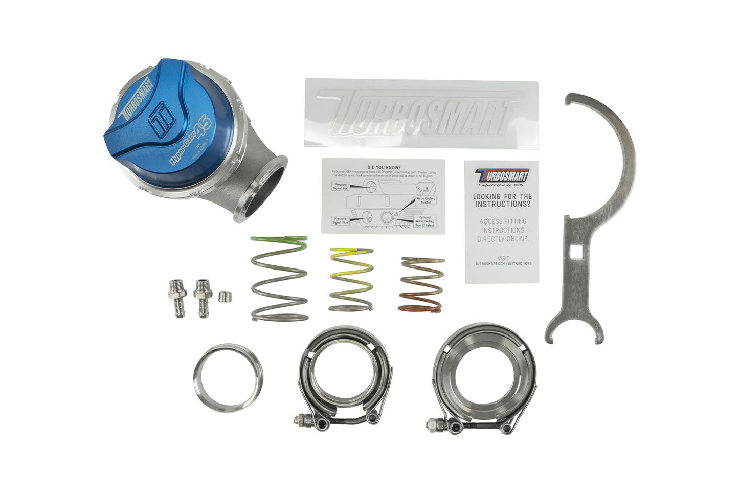 GenV HyperGate45 14psi External Wastegate (Blue)