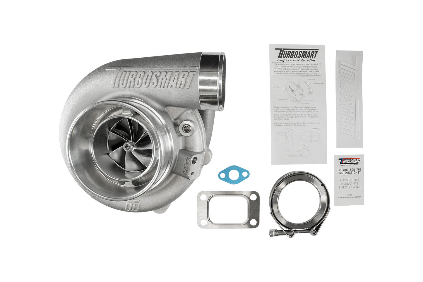 TS-2 Performance Turbocharger (Water Cooled) 6466 T3 0.82AR Externally Wastegated