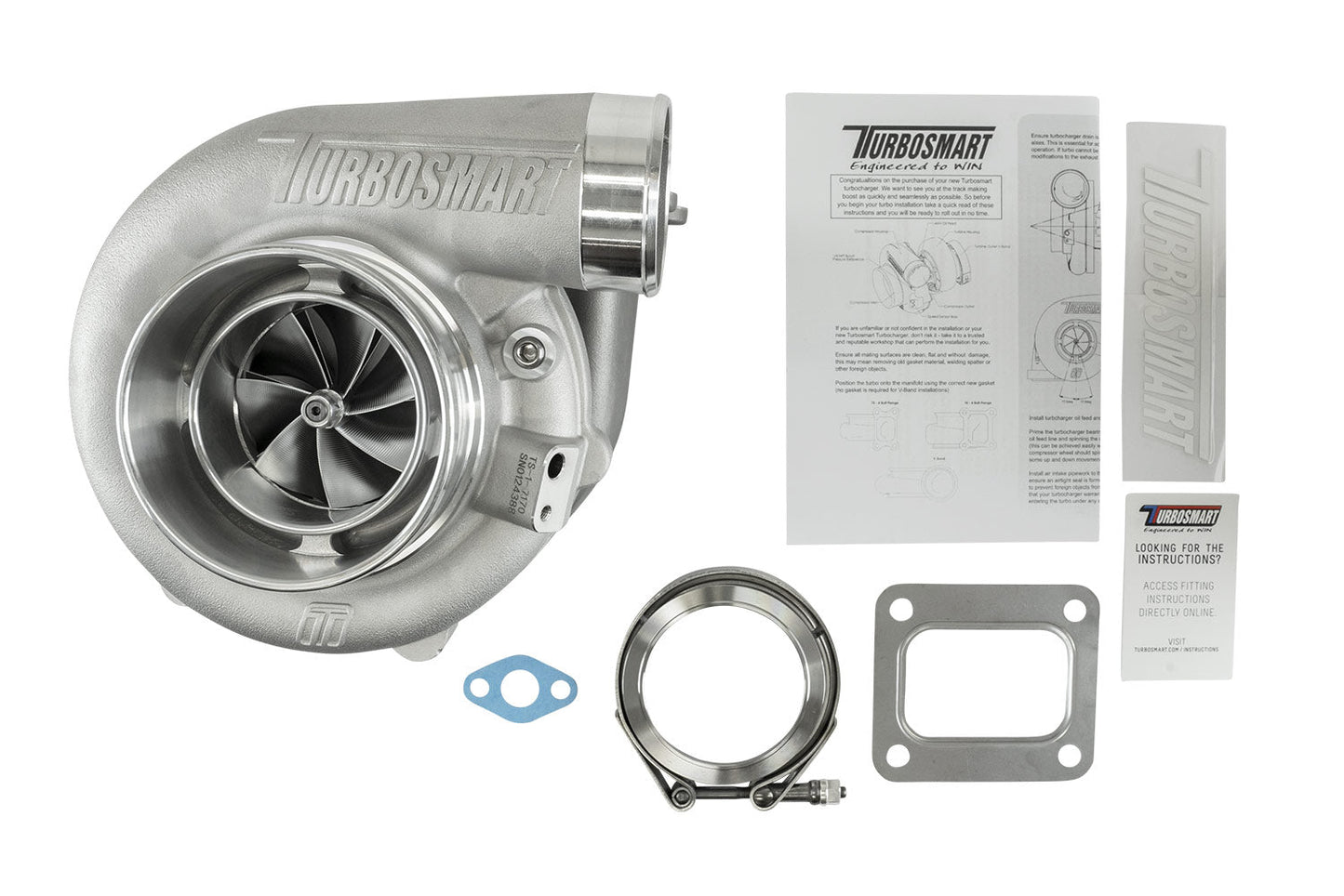 TS-1 Performance Turbocharger 7170 (Kompact) T4 0.96AR Externally Wastegated