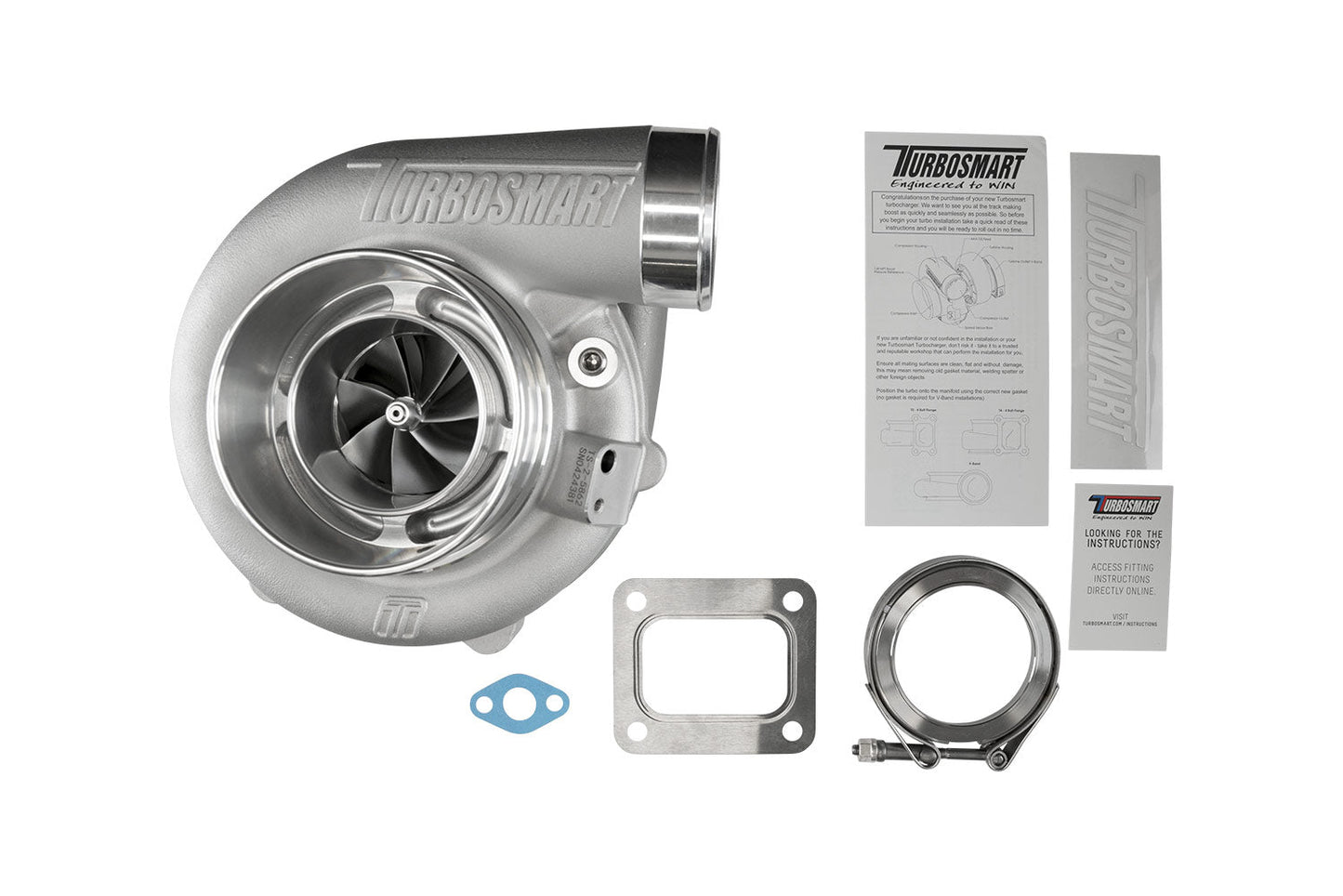 TS-2 Performance Turbocharger (Water Cooled) 5862 T4 0.82AR Externally Wastegated