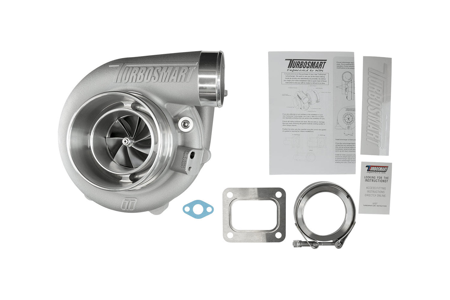 TS-2 Performance Turbocharger(Water Cooled) 6262 T4 0.82AR Externally Wastegated