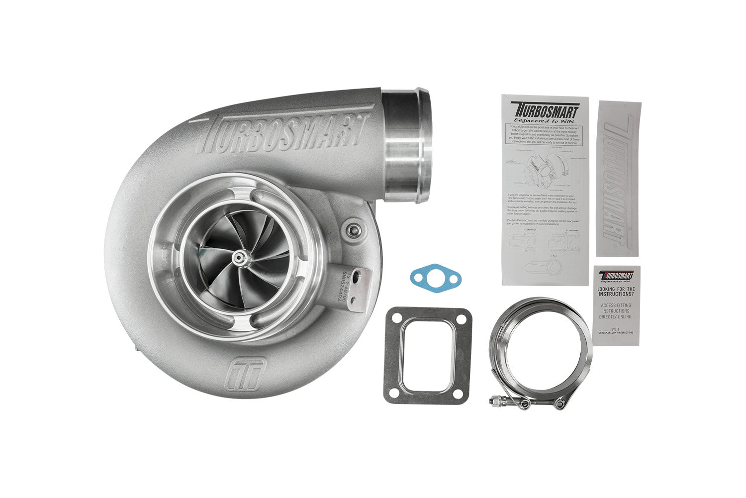 TS-1 Performance Turbocharger 6870 T4 0.96AR Externally Wastegated