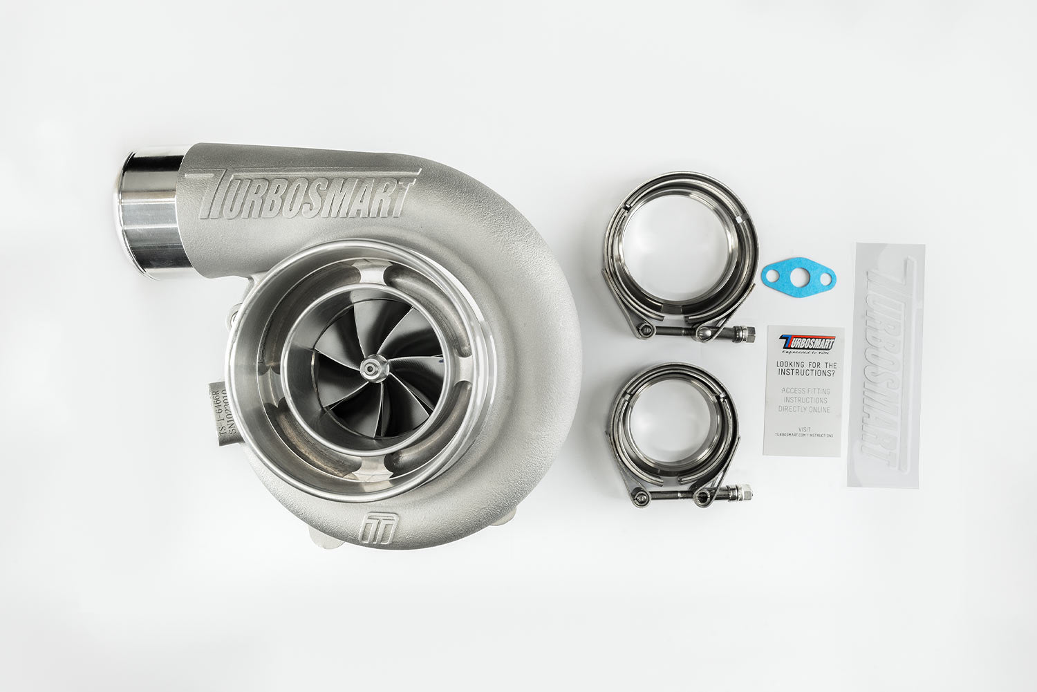 TS-1 Performance Turbocharger 6466 V-Band 1.07AR Externally Wastegated (Reversed Rotation)