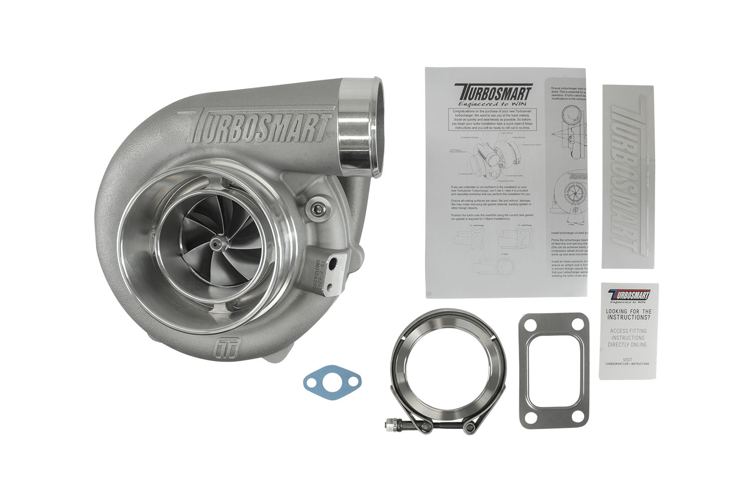 TS-2 Performance Turbocharger (Water Cooled) 6262 T3 0.63AR Externally Wastegated